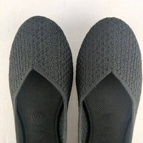 Rothy’s The Flat Size 9 W Round Toe Comfort Slip On  Ballet Flats in Black Blue - Picture 6 of 11